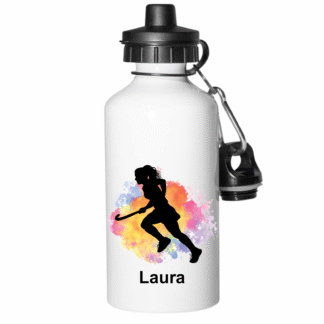 Personalised hockey water bottle (Sunrise girl)