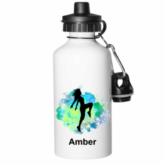 Personalised Dancer water bottle (ocean)